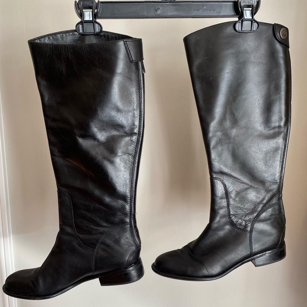 Franco Sarto Zipper Riding Boot